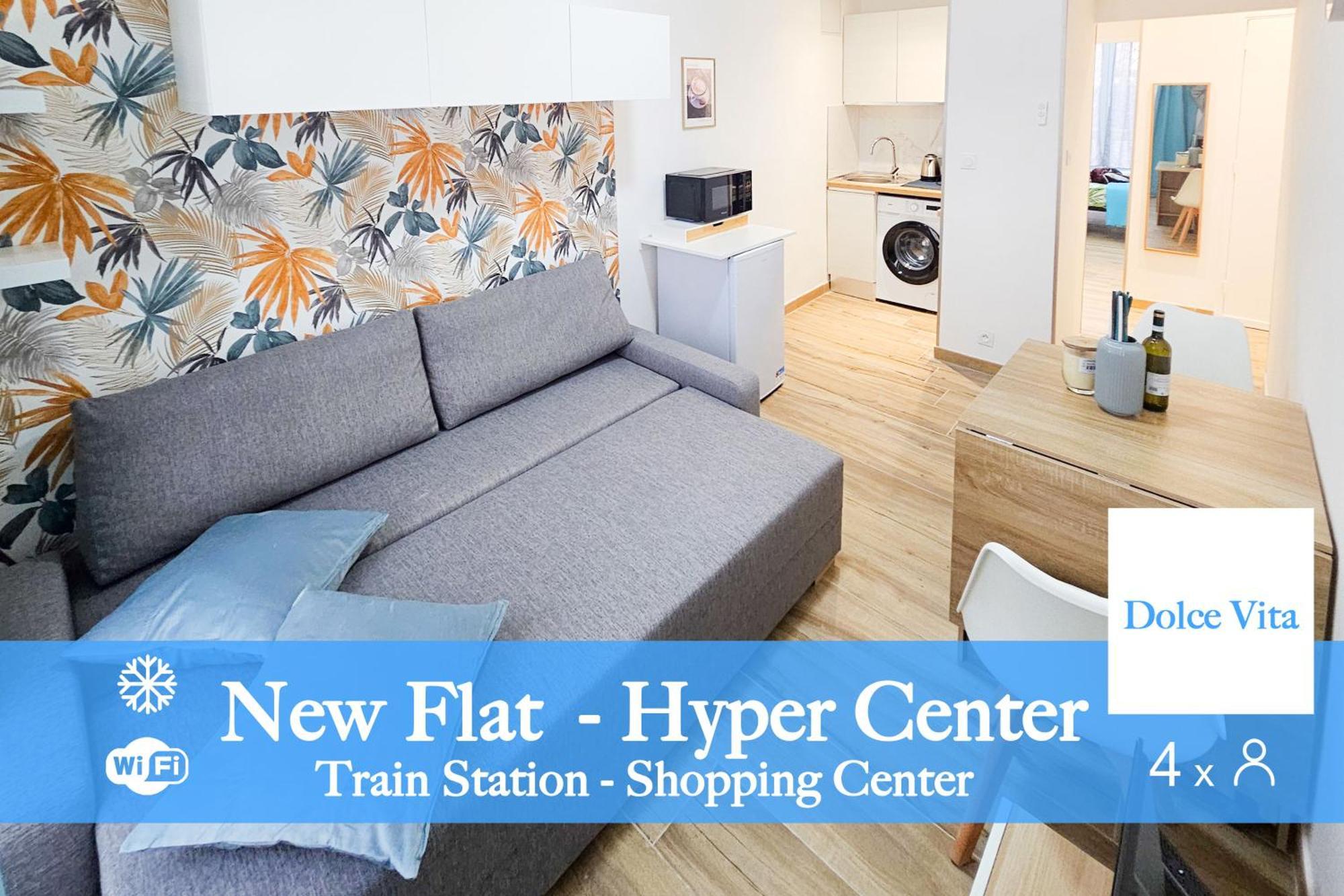 Lamartine 4 Pers Center Wifi A/C Apartment นีซ ภายนอก รูปภาพ